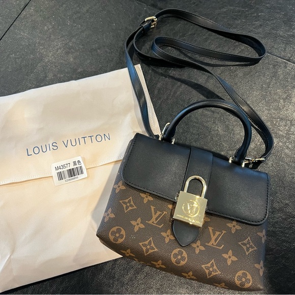 louis vuitton Luxury Designer Black and Brown Handbag - Picture 4 of 5